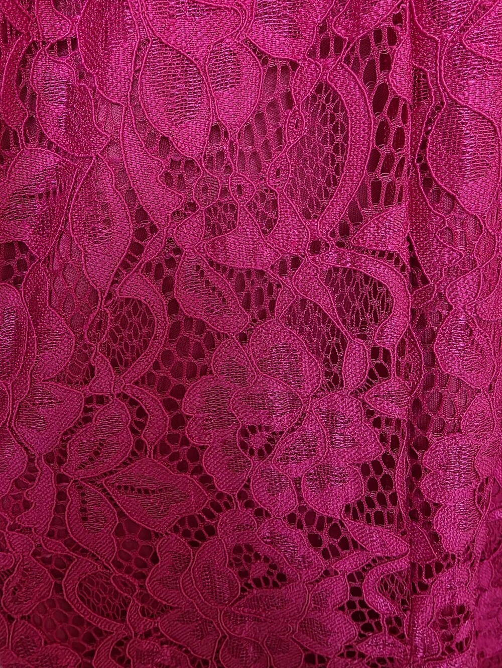 Alexia Admor Tayla Draped Off-Shoulder Asymmetrical Lace Midi Dress Pink Xs Euc — image 7 of 8